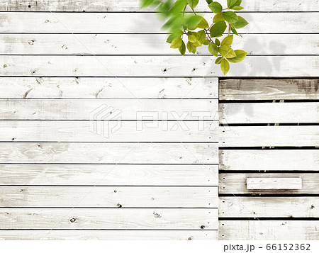 白いログハウスのイメージのイラスト素材