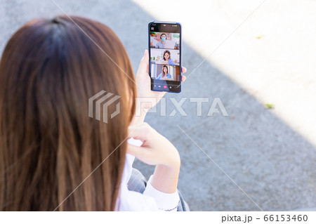 Asian woman video conference Asian woman video conference 66153460