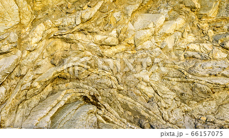 Texture of relief hard rock wall 66157075