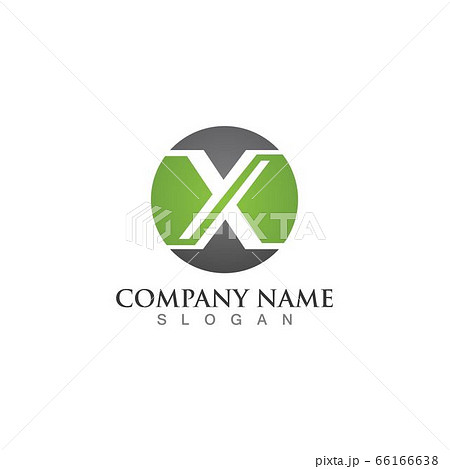 X Letter Logo Template vector icon 66166638