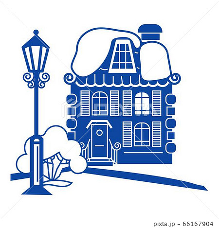 Wood house icon, simple style Wood house icon, simple style 66167904