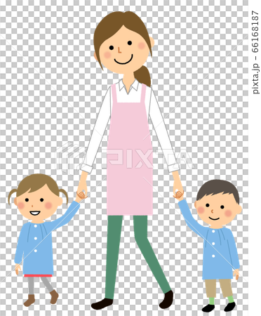 園児と先生 66168187