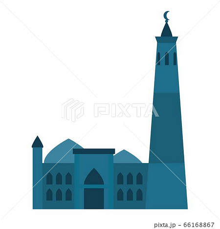 Muslim building icon, flat style Muslim building icon, flat style 66168867