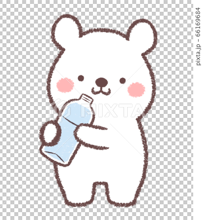 Hydration Polar Bear Stock Illustration