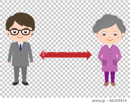 Social distance men and older men 66169814