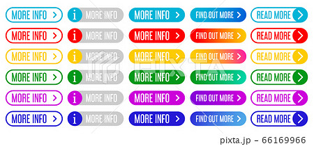More info buttons collection isolated. Read more More info buttons collection isolated. Read more 66169966