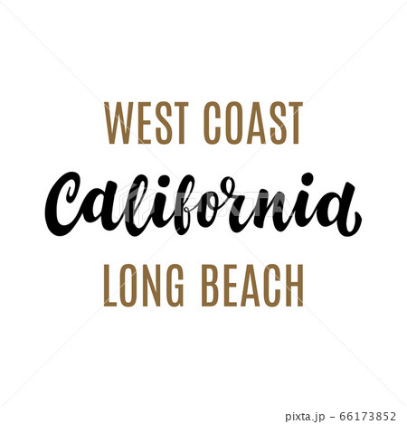 California retro lettering. California retro lettering. 66173852