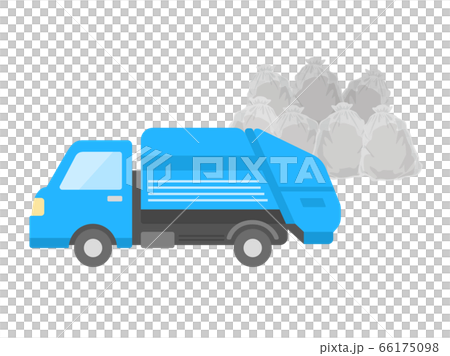 Illustration of garbage truck Illustration of garbage truck 66175098