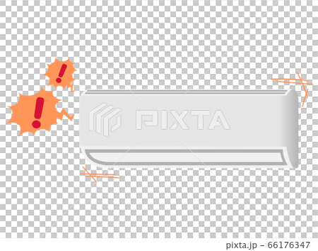 エアコントラブル 異音や騒音のイラスト素材