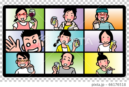 リモート飲み会 66176518