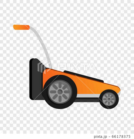 Modern grass cut machine icon, cartoon style Modern grass cut machine icon, cartoon style 66178375