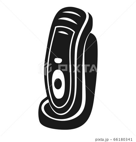 Rechargeable shaver in stand icon, simple style 66180341