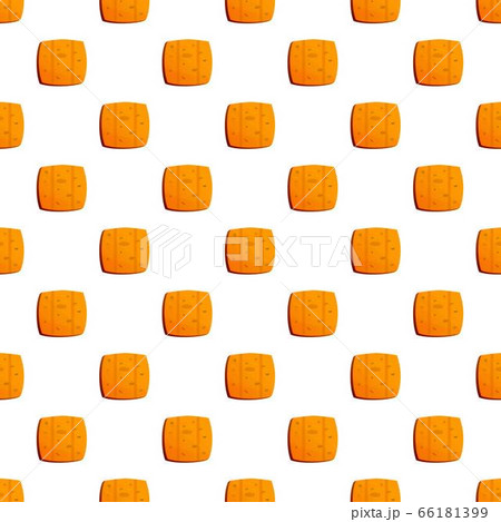 Cracker biscuit pattern seamless vector 66181399