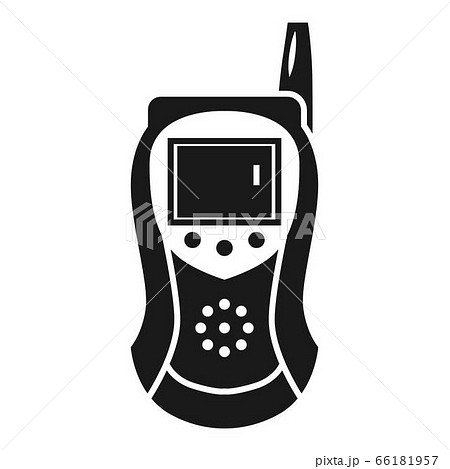Walkie talkie icon, simple style Walkie talkie icon, simple style 66181957