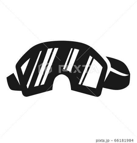 Ski mask icon, simple style 66181984