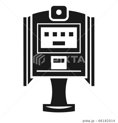 Info billboard icon, simple style 66182014