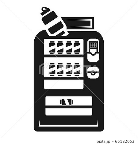 Drink soda kiosk icon, simple style 66182052