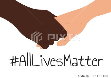 All Lives Matter concept. Template for background, banner, poster with text inscription. Vector All Lives Matter concept. Template for background, banner, poster with text inscription. Vector 66182166