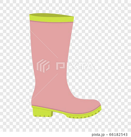 Rubber boot icon, flat style Rubber boot icon, flat style 66182543