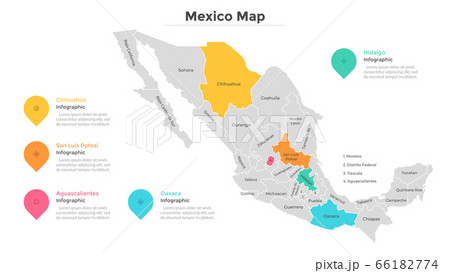 Mexico map vector Mexico map vector 66182774