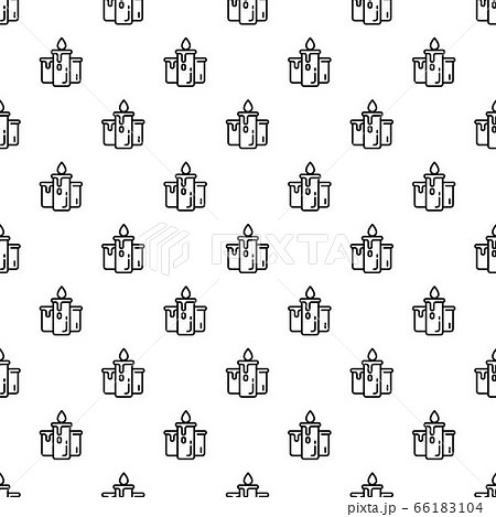 Candle pattern seamless vector Candle pattern seamless vector 66183104