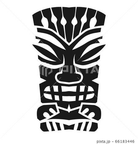 Mystery aztec idol icon, simple style Mystery aztec idol icon, simple style 66183446