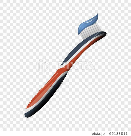 Toothpaste toothbrush icon, cartoon style Toothpaste toothbrush icon, cartoon style 66183811