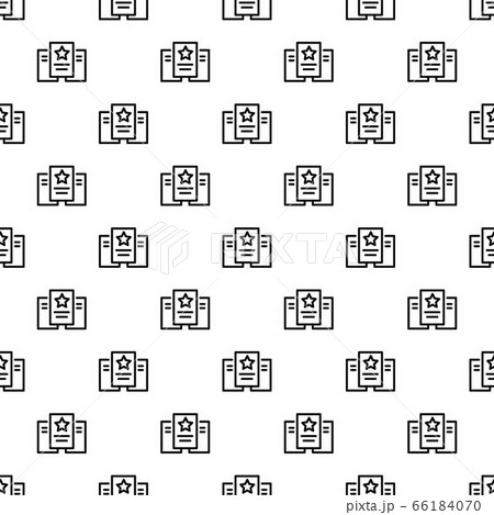 Star paper pattern seamless vector 66184070