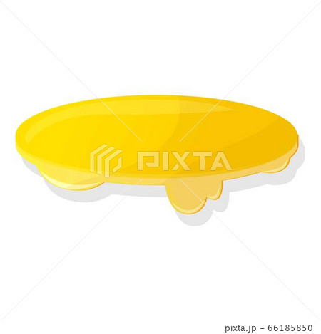 Melted cheese icon, cartoon style Melted cheese icon, cartoon style 66185850