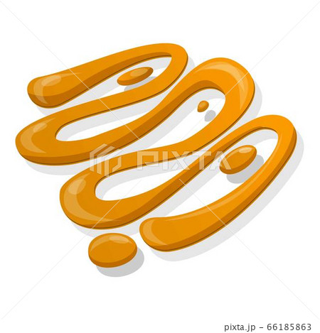Burger mustard icon, cartoon style Burger mustard icon, cartoon style 66185863