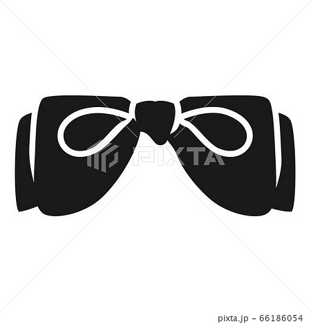 Wear bow tie icon, simple style 66186054