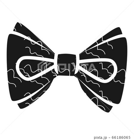 Fashion bow tie icon, simple style 66186065