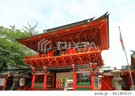 東京　神田明神　随神門 66186933