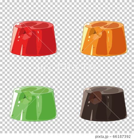 一口食べたゼリー 66187392