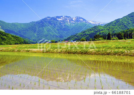 山里と八海山 66188701