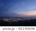 雲 夜景 夕暮れ 66190696