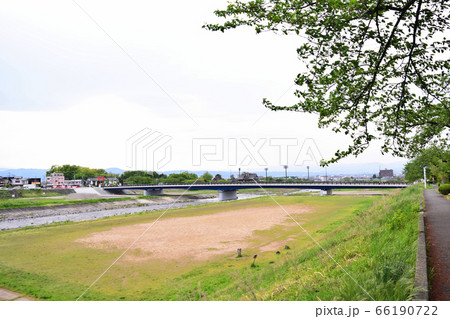 馬見ヶ崎川河川敷 馬見ヶ崎橋方面 66190722
