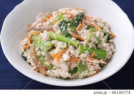 豆腐と野菜の和え物 豆腐と野菜の和え物 66190778