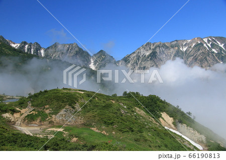 夏山シーズン～北アルプス後立山の山々 66190813