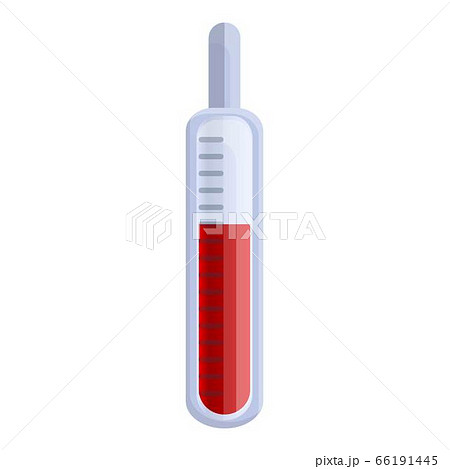 Thermometer icon, cartoon style 66191445