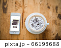 Online purchase with a credit card on smartphone 66193688