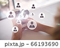 Futuristic smart phone and connection of world 66193690
