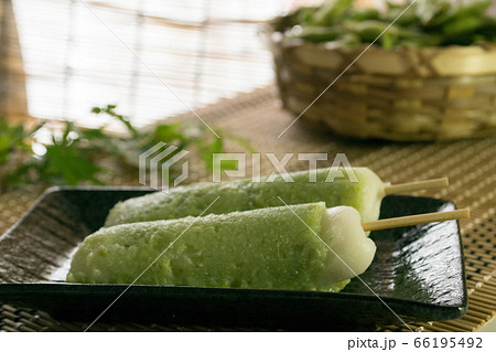 ずんだあんのお団子と枝豆 ずんだあんのお団子と枝豆 66195492