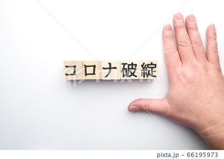 イメージ　コロナ破綻 66195973
