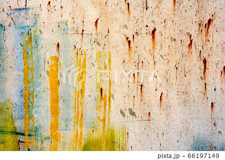 Metal texture with scratches and cracks 66197149