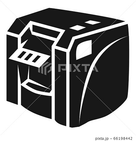 Desktop Printer Icon Simple Styleのイラスト素材