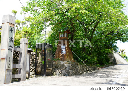 兵庫　宝塚　小浜宿　西宮街道の起点と灯籠（初夏） 66200269