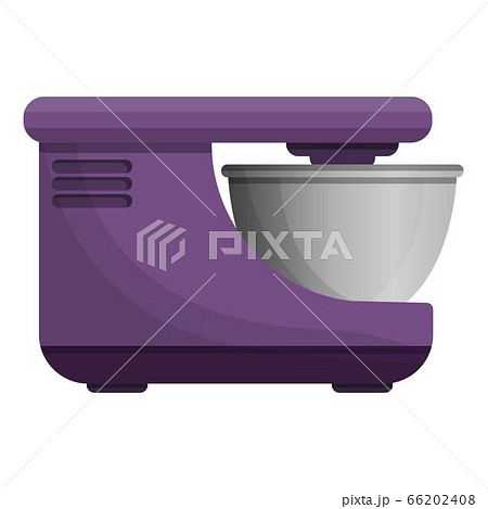 Violet food processor icon, cartoon style Violet food processor icon, cartoon style 66202408