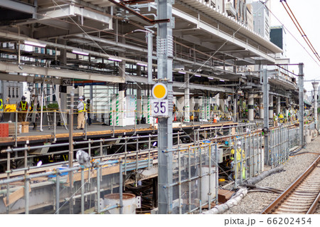 埼京線渋谷駅の改修工事 66202454