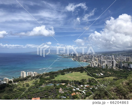 ダイヤモンドヘッド山頂からの景色 66204863